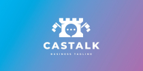 Castle Chat Logo Template Screenshot 2