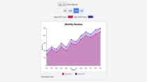 Dynamic Chart Visualization App - SVG Only Screenshot 2