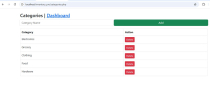 Inventory Management System in PHP with MySQL Screenshot 1