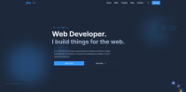 ModernDev - Responsive Portfolio Template Screenshot 1