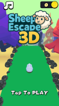 Sheep Escape 3D - Casual Mobile Unity Game Screenshot 1