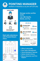 WorkPay - Worker Attendance Salary App Screenshot 1