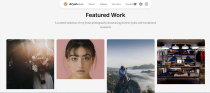 Aryan Photography - Portfolio HTML Template Screenshot 2